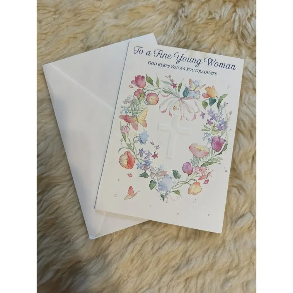 Lot of 4 Greeting Cards Graduation Religious Graduate Halloween 13th Birthday